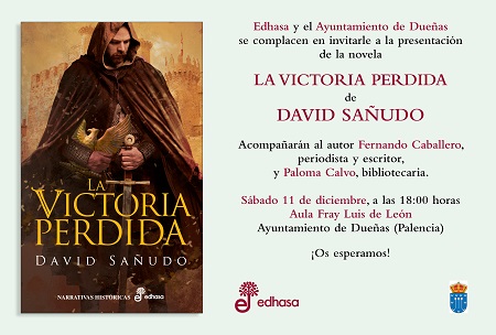 David Sañudo presenta en Madrid su novela La victoria perdida